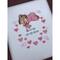 RIOLIS Girls Birth Announcement Counted Cross Stitch Kit R1123